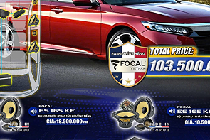 Nâng Tầm Honda Accord Với Dàn Âm Thanh Focal – Gắn Loa Focal, Nghe Là Mê!