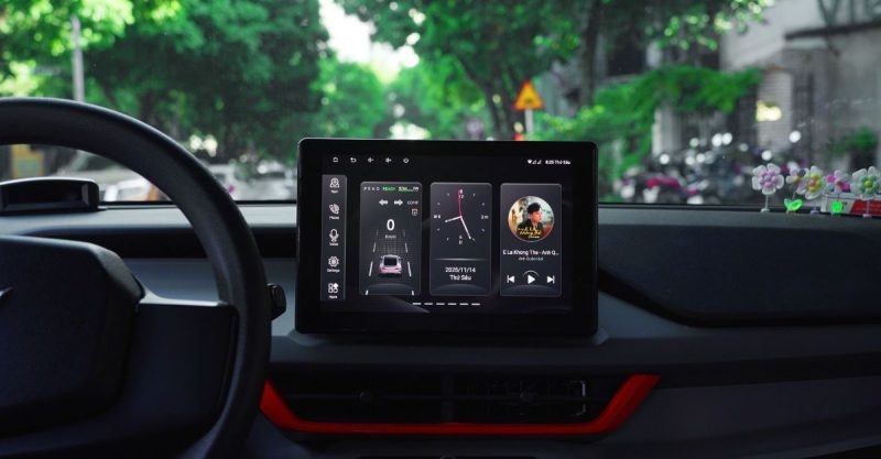 Màn hình Android MHU cho VF3 Elliview H1 giúp giữ zin tối ưu cho chủ xế VF3