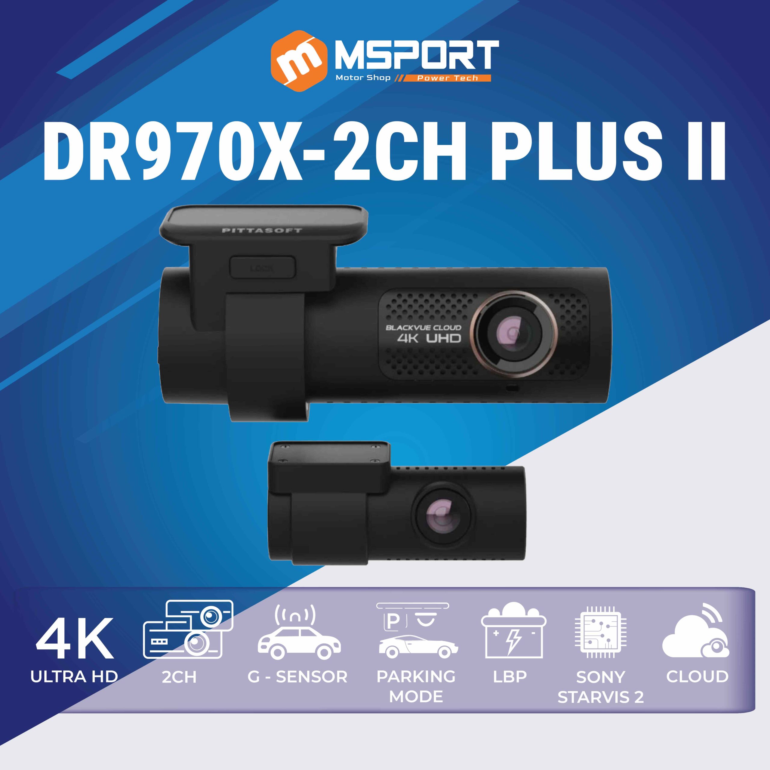 Camera Hành Trình BlackVue DR970X-2CH Plus II