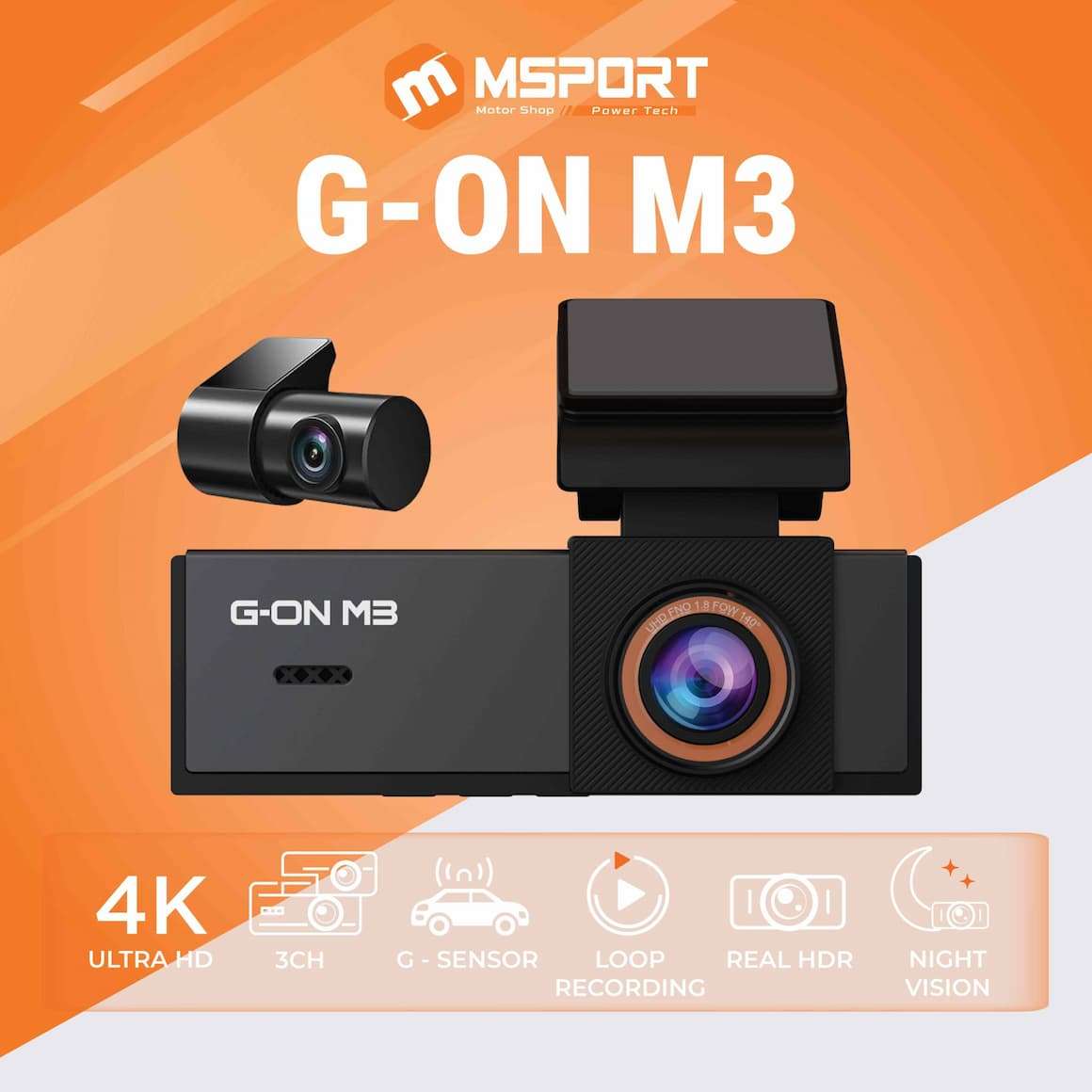 Camera Hành Trình MSPORT G-ON M3
