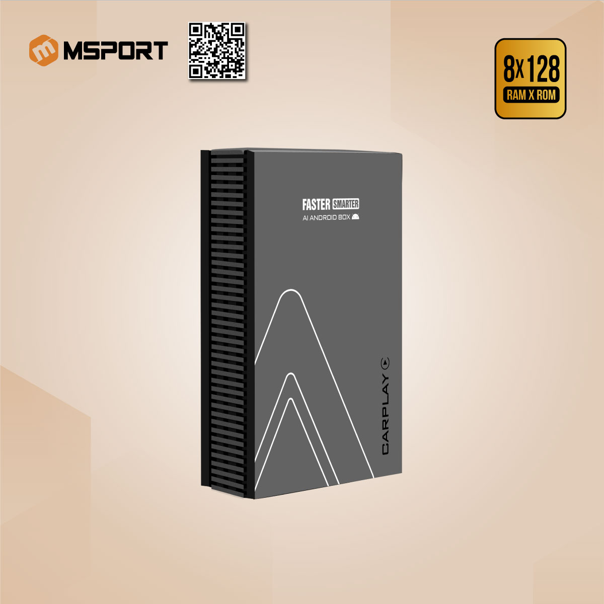 MSPORT AI ANDROID BOX CHO Ô TÔ (8x128GB)