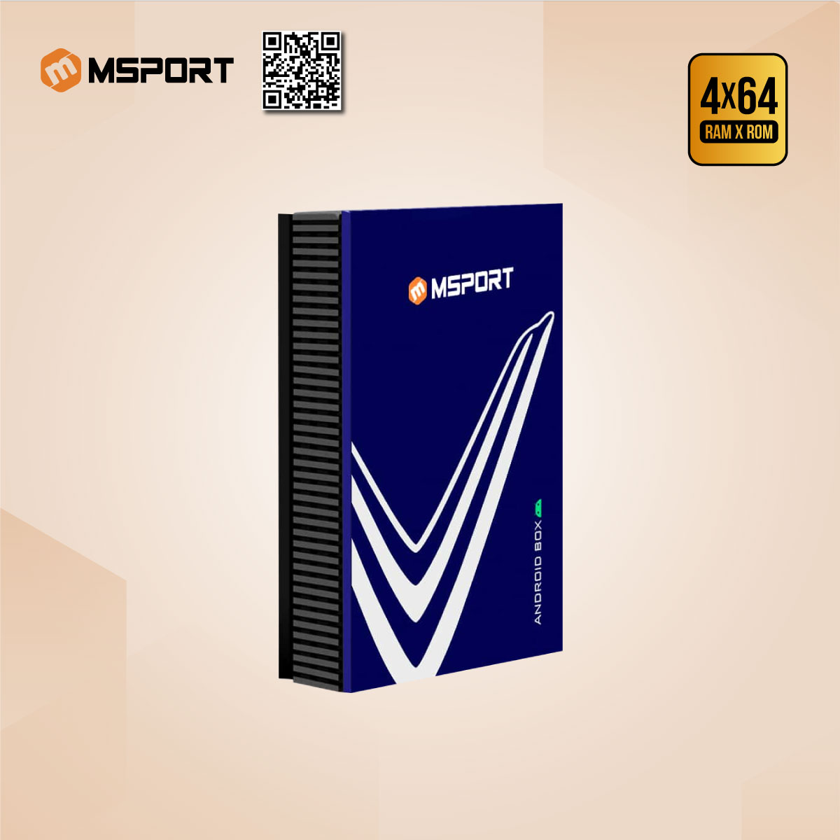 MSPORT AI ANDROID BOX CHO XE ĐIỆN VINFAST (4x64GB)